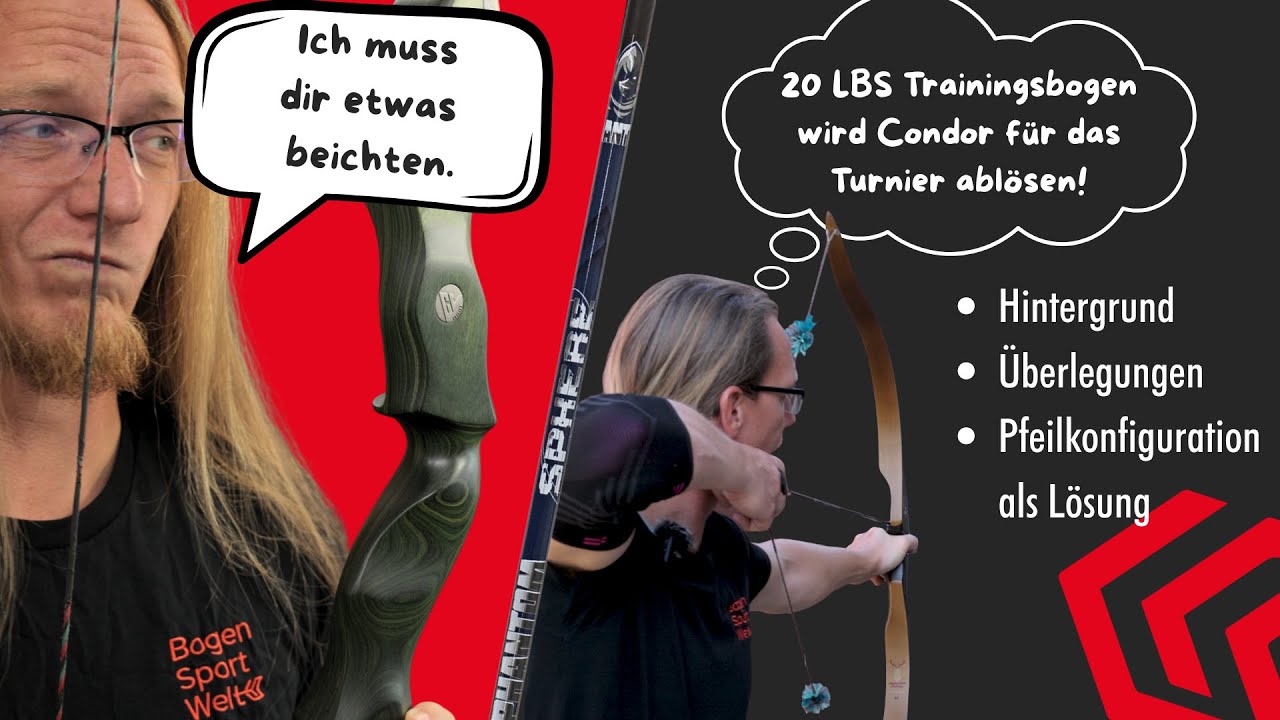 Turnier Setup: 20lbs JACKALOPE Moonstick mit SPHERE Phantom Pfeilen - passt das?