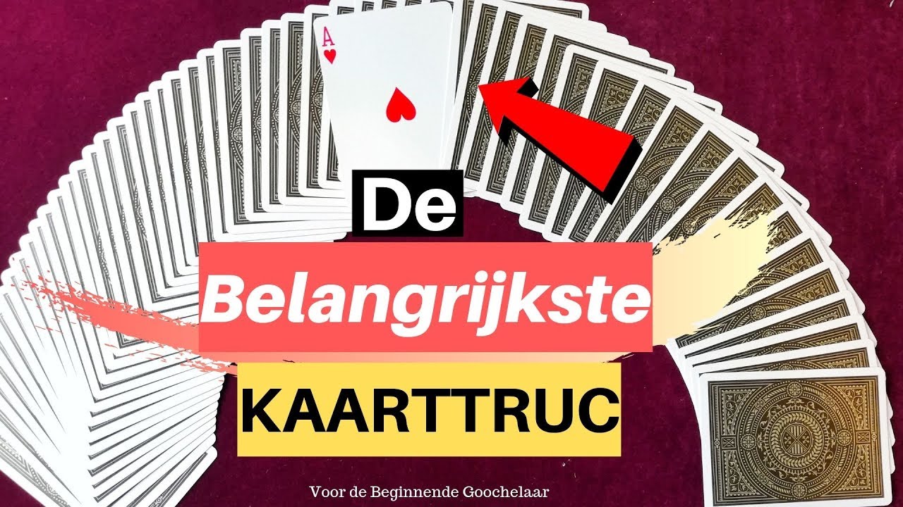 KAARTTRUC Met Uitleg// De BELANGRIJKSTE Kaarttruc- Ambitious Card