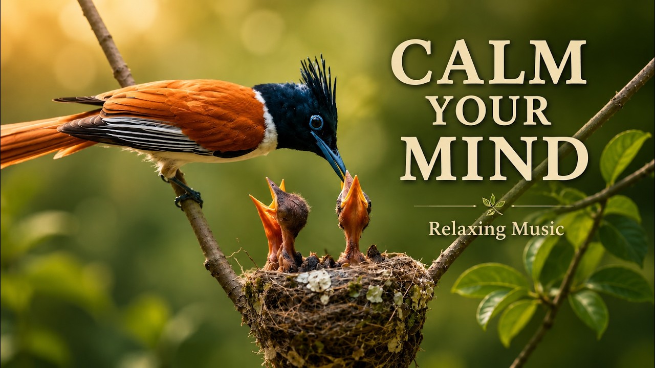 8 Hour Relaxing Music with Indian Paradise 🐦 | Calm Your Mind
