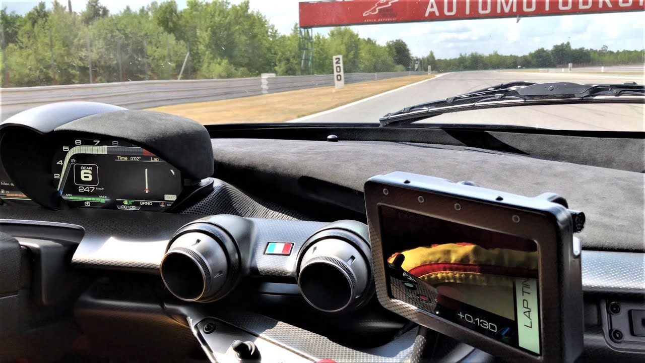Ferrari FXX-K EVO Onboard at Brno Circuit