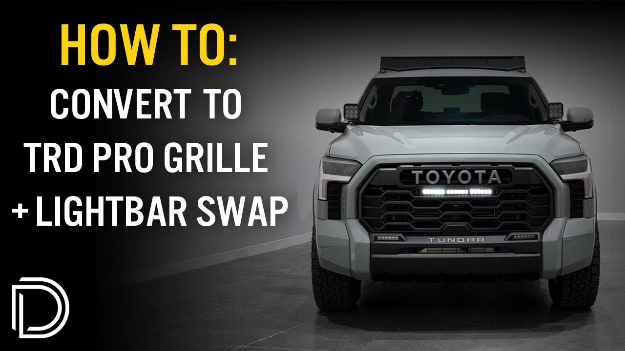 Convert Your Grille to TRD Pro Grille 2022+ Toyota Tundra | Diode Dynamics