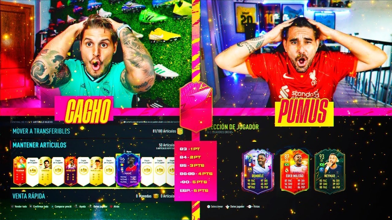 VUELVE LA BATALLA DE PLAYER PICKS CHETADOS VS PUMUSCOR!! | FIFA 22