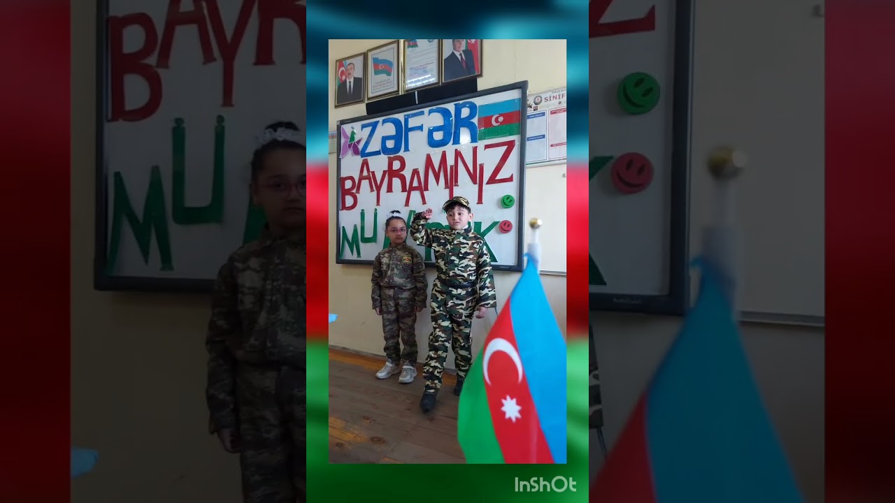 2B sinif şagirdlərinin təqdimatında «Zəfər Günü»