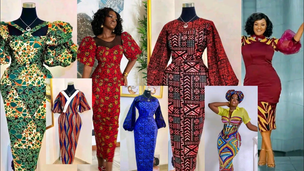 70 + AFRICA CLASSY ANKARA PENCIL GOWN INSPIRATION FOR WOMEN / 3 YARDS ANKARA PENCIL GOWN STYLES 2025