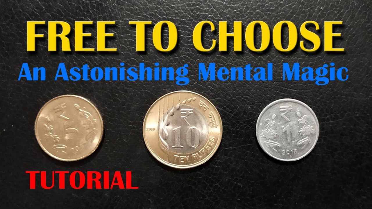 Free to Choose: Mentalism Tutorial |  An Astonishing Mental Magic Tutorial!