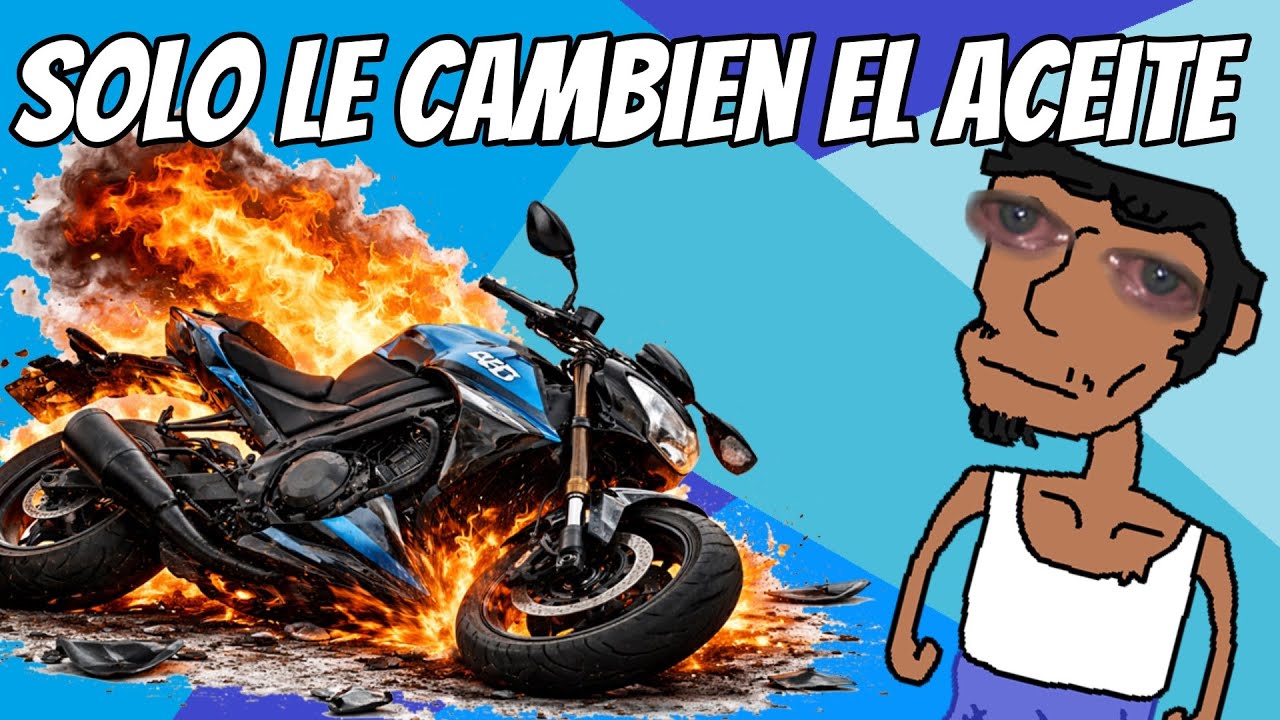 Como destruir tu moto fácil y rápido
