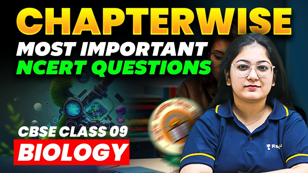 Chapterwise Most Important NCERT Questions | CBSE Class 9 Biology | Khushboo Ma'am | Rankplus