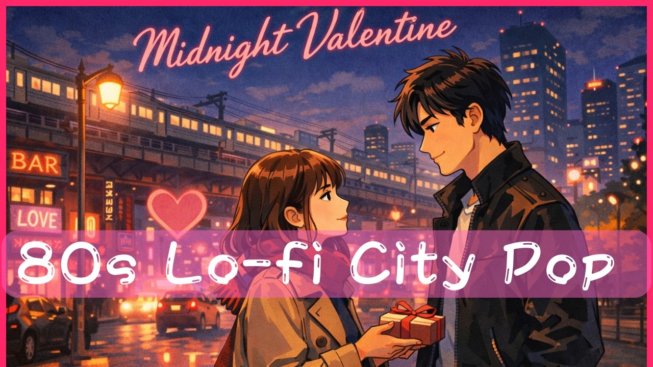 【80s City Pop】Valentine Signals｜片想いのまま終わる夜（Original Songs）