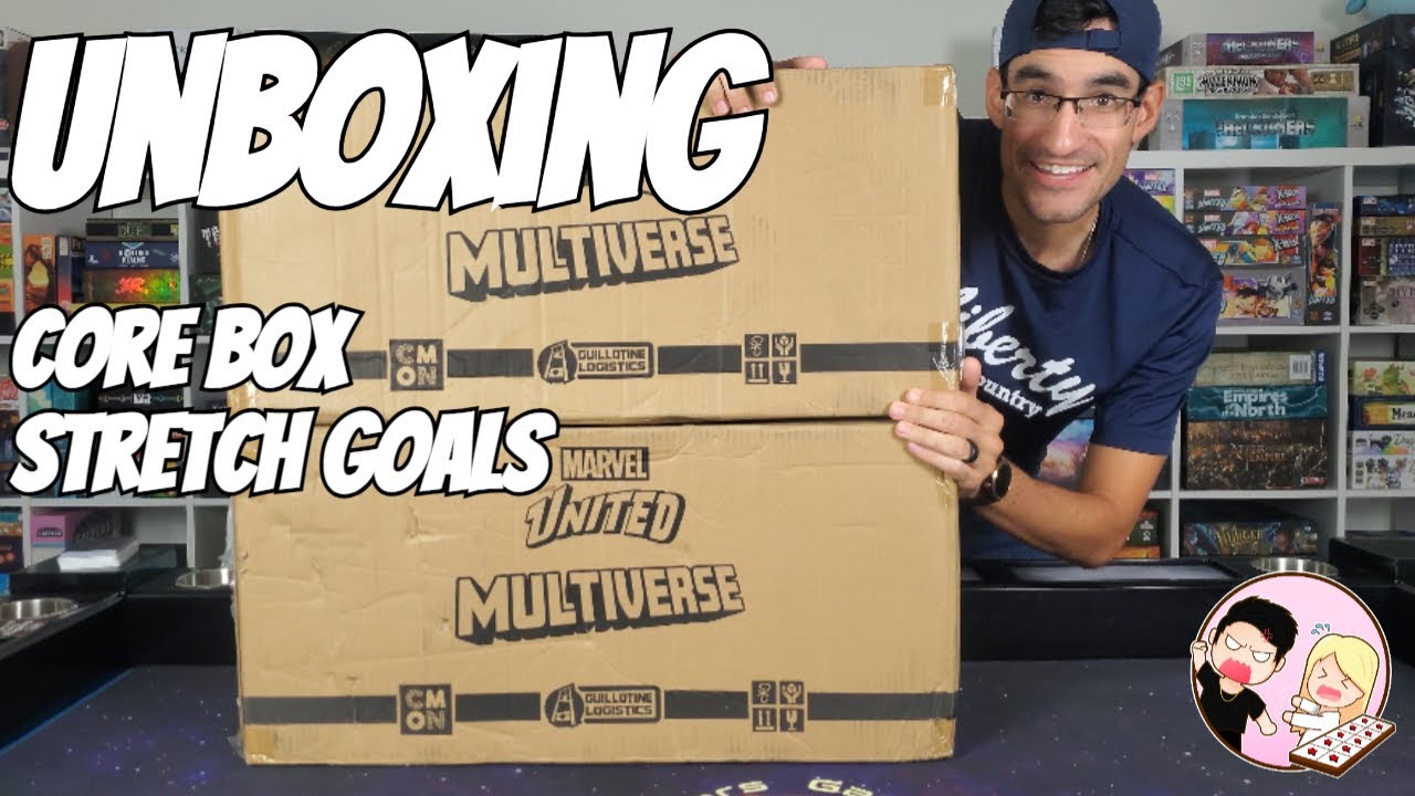 Jake Reacts | Unboxing Marvel United Multiverse All-In | Core Box & Stretch Goals
