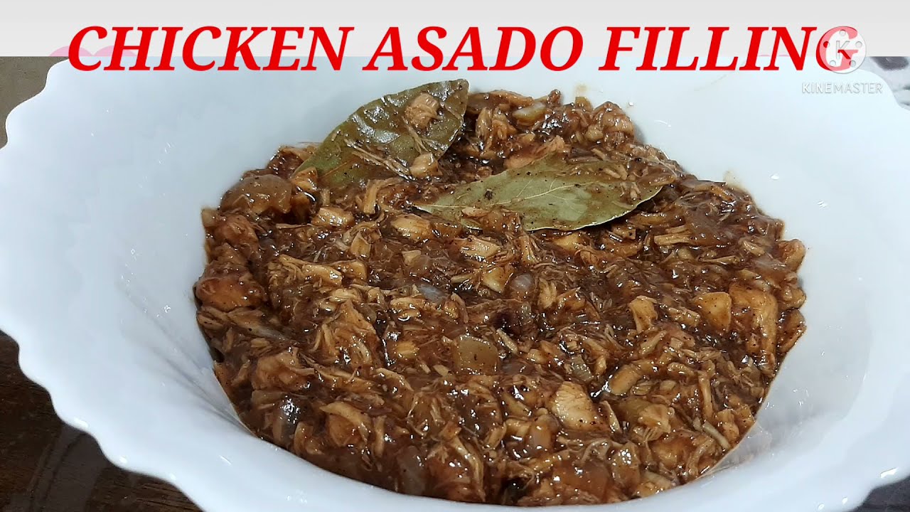 CHICKEN ASADO FILLING/ For my Puto Pao, Siopao Bun and Siopao.
