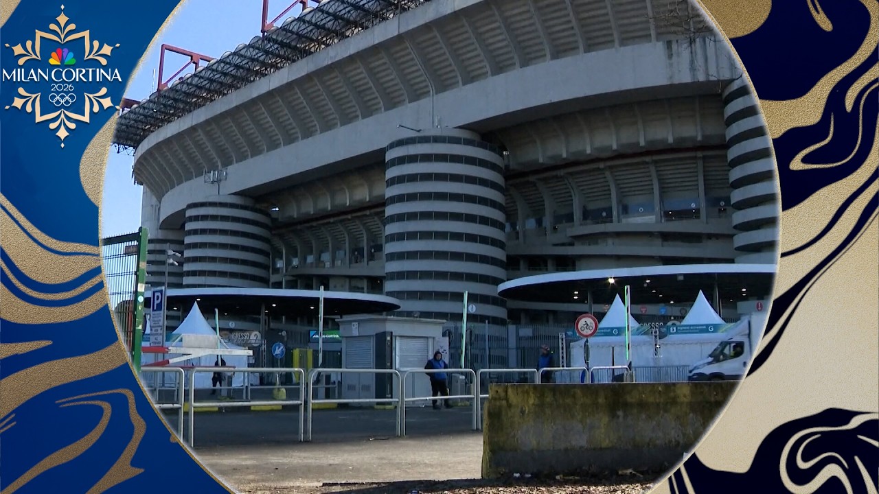 Milan prepares for the Opening Ceremony