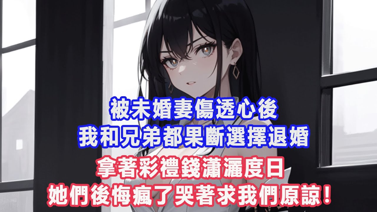 被未婚妻傷透心後，我和兄弟都果斷選擇退婚，拿著彩禮錢瀟灑度日，她們後悔瘋了哭著求我們原諒！#出軌小說 #愛情故事 #白月光 #幸福人生#生活经验 #情感故事