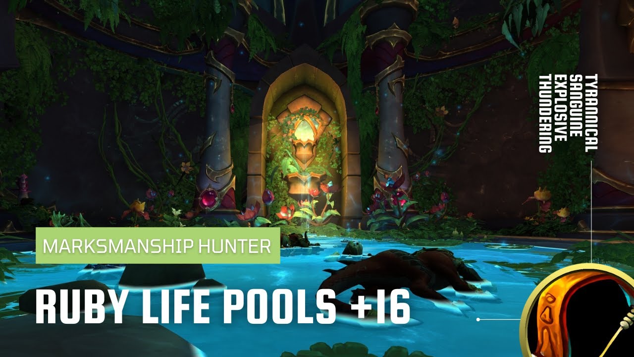 World of Warcraft: Dragonflight | Mythic Ruby Life Pools +16 | MM Hunter