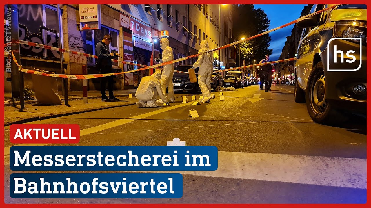 Drei Verletzte bei Messerstecherei im Bahnhofsviertel Frankfurt | hessenschau