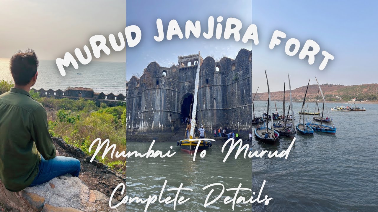 Murud - Janjira Fort || Alibag || How to reach from Mumbai by train via Roha || Day 1 || First Vlog