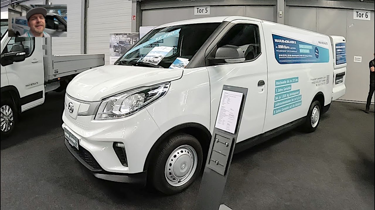 Maxus eDELIVER e Deliver 3 Pan Van electric delivery cargo Transporter walkaround + interior K1279