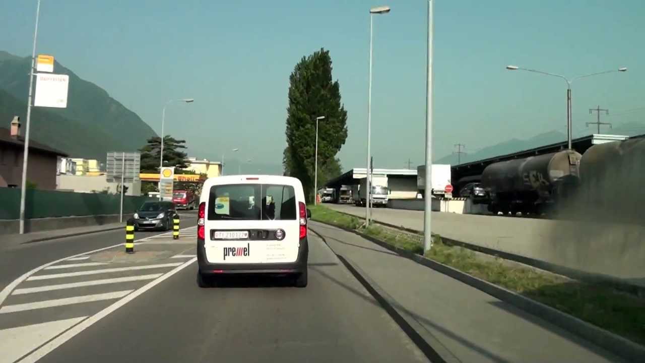 From Lugano to Locarno / Driving Video/ Switzerland/ 06.2013/ FullHD
