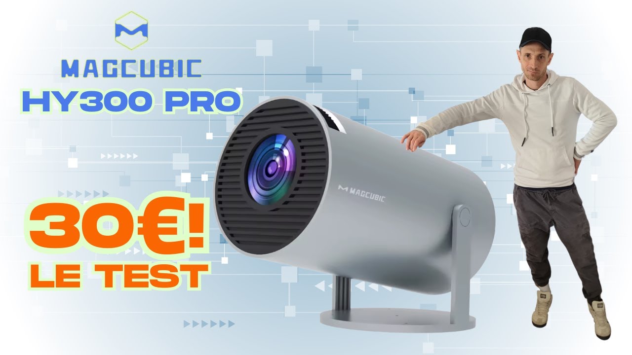Test HY300 Pro : Le vidéoprojecteur pas cher qui surprend ! Unboxing & Avis