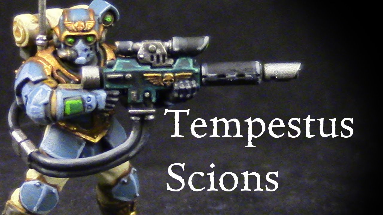 How to paint Militarum Tempestus Scions