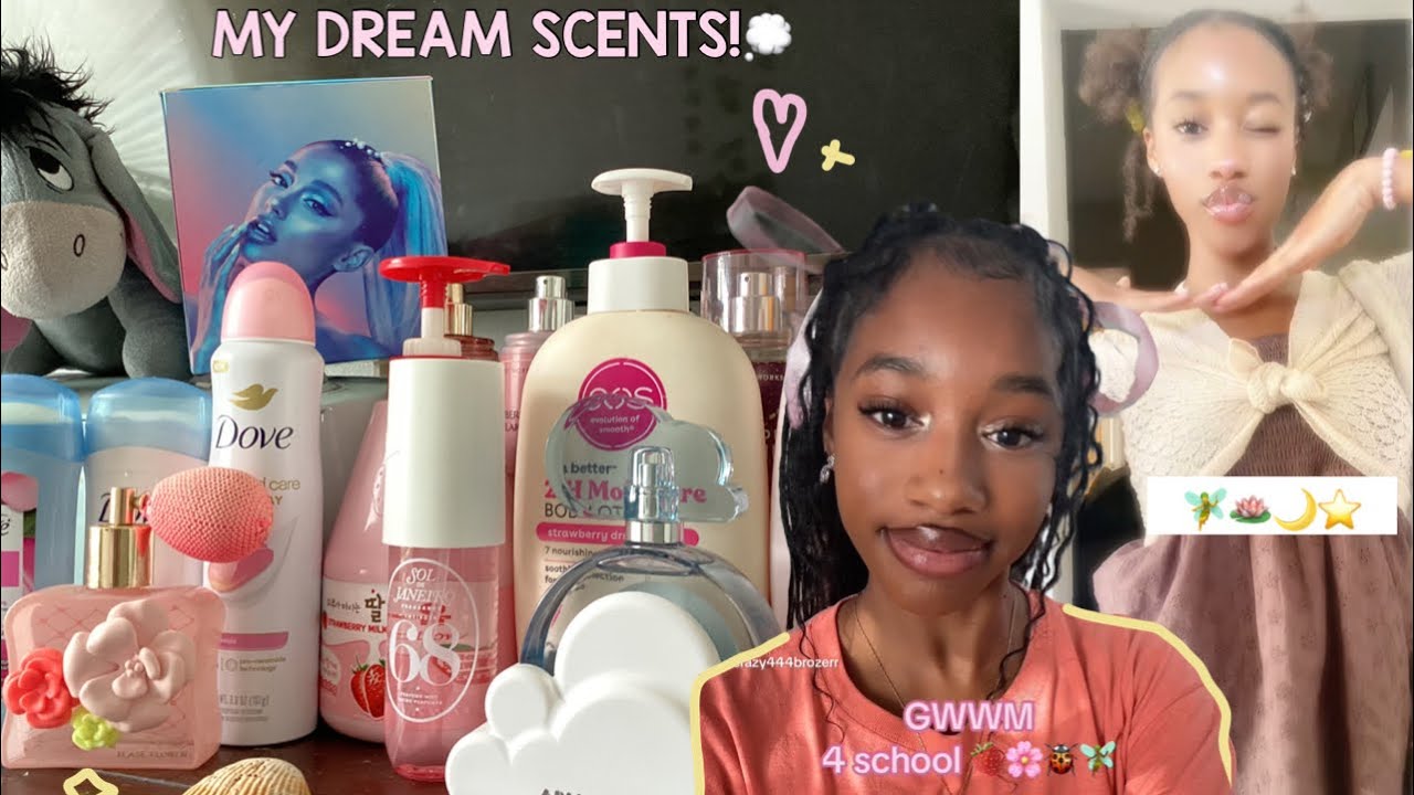 My *updated* smell like a garden, with hints of sweetness routine!🧺 strawberries, floral, fresh, etc