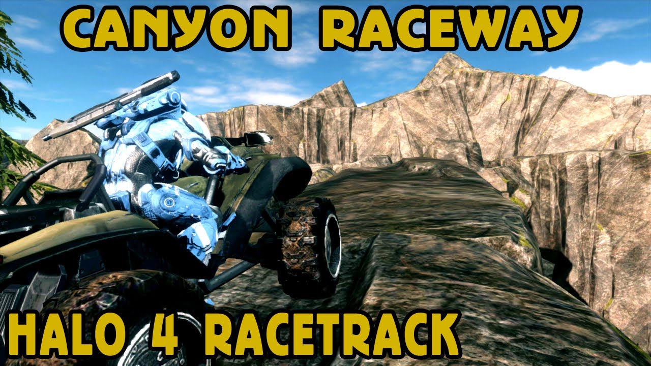 Halo 4 Forge Maps: Canyon Raceway by Ducain23