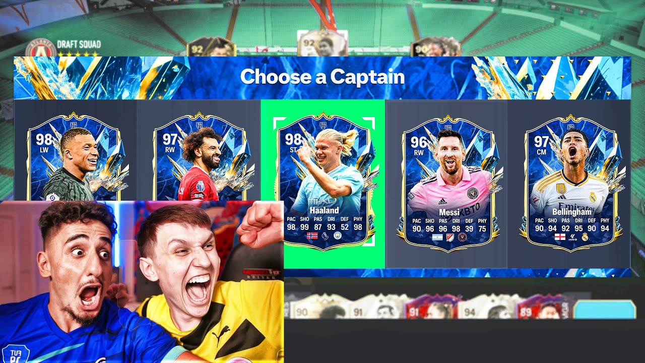 195 RATED!! - TEAM OF THE YEAR FUT DRAFT vs AnEsonGib!! (EA FC 24)