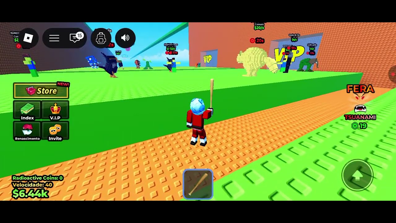 Joguei fuja do tsunami para brainrot 
