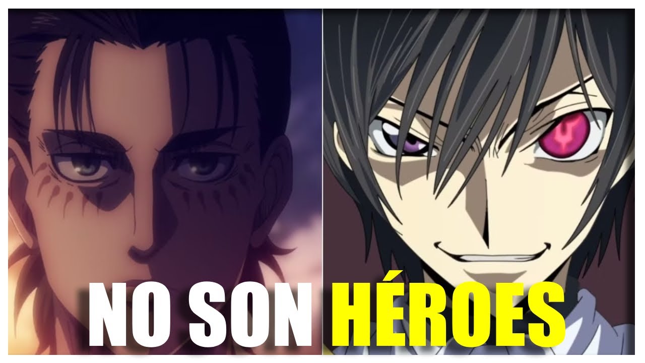 Protagonistas de ANIME que NO son HÉROES