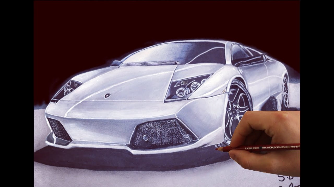 Lamborghini Murciélago drawing