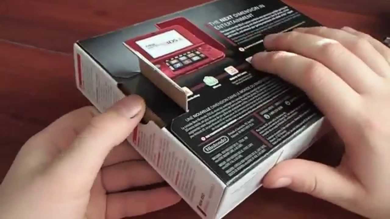 Распаковка и перенос данных с новой Nintendo 3DS XL.