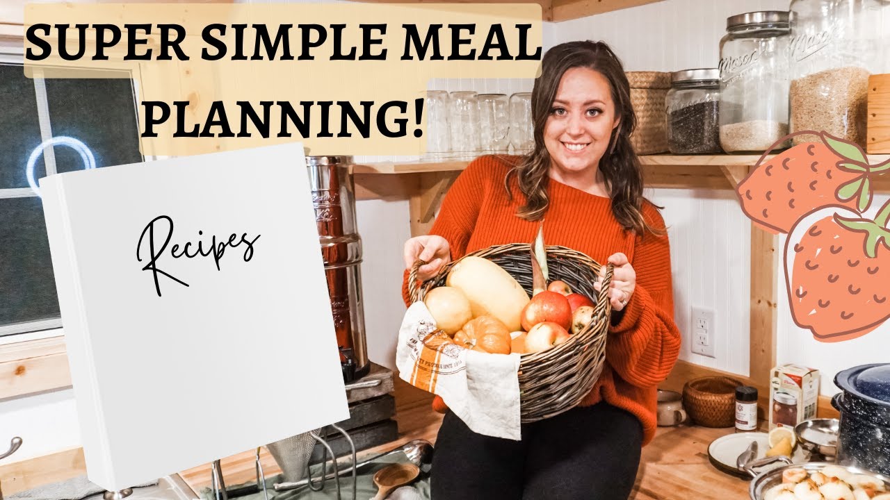 Easy Meal Planning Binder