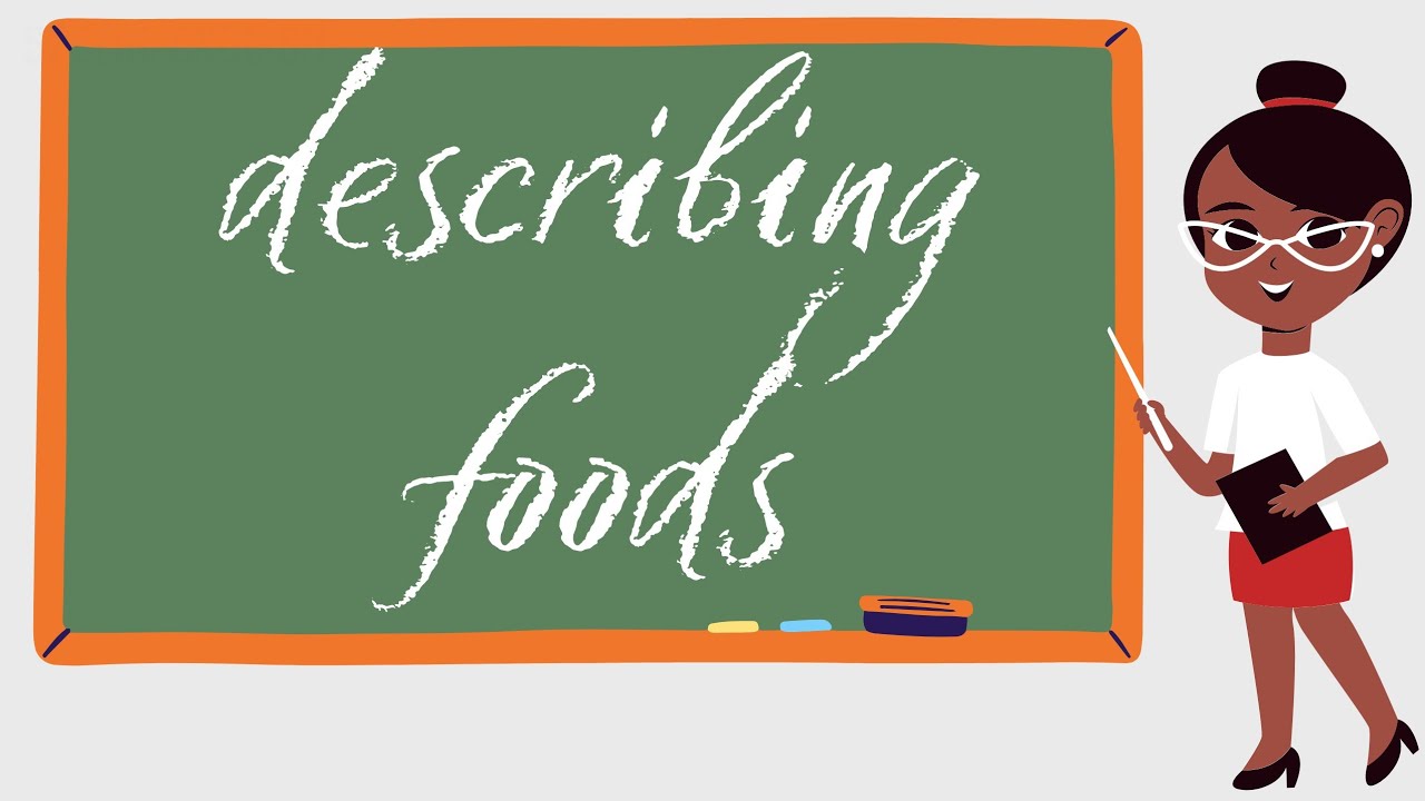 ⚡ Descriptive Words for Food 🥑🥝|| Adjectives||LEARN ENGLISH FAST⚡