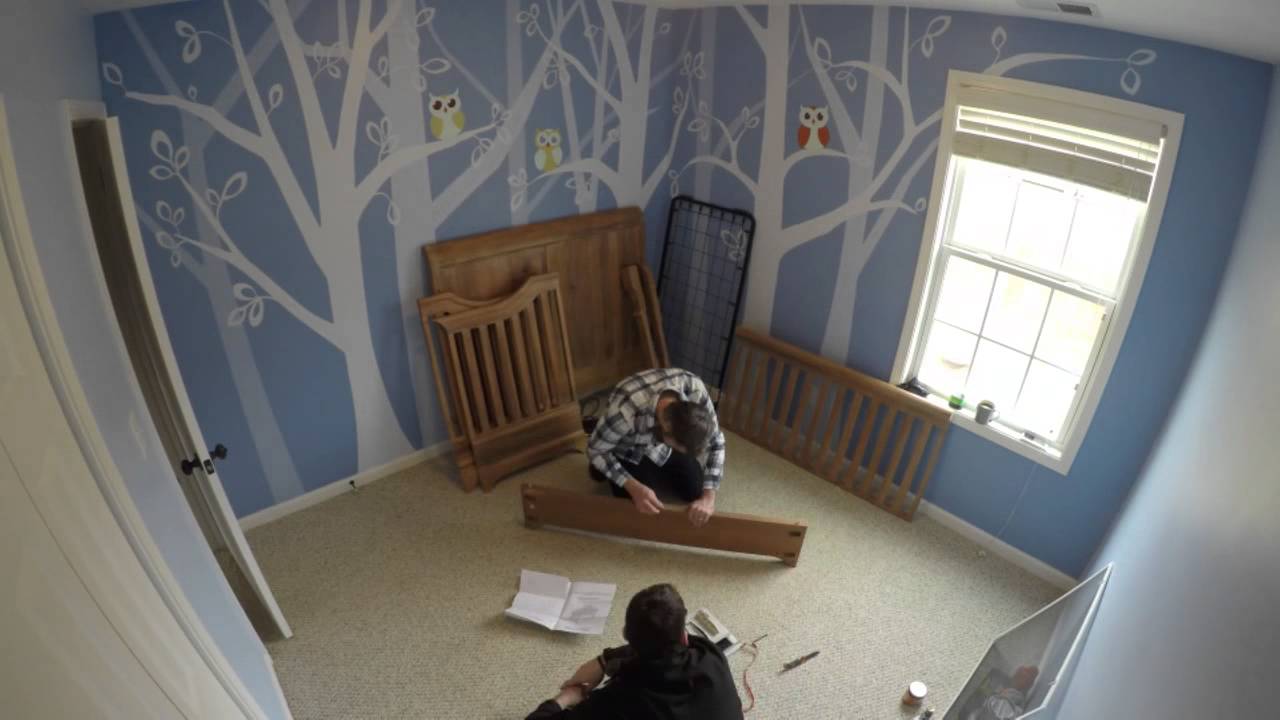 Putting Baby Room Together - Time lapse