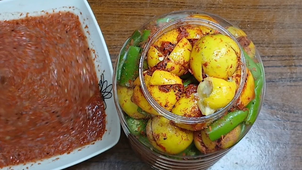 الليمون المعصفر بتاع المحلات هيفضل سنة كاملة ومش هيبوظ منك بخلطة لذيذة 😋 😋 #ليمون_مخلل 