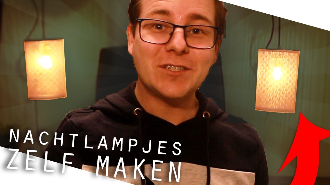 Zelf NACHTLAMPJES maken |  Klussen Met Davey Raaijmakers