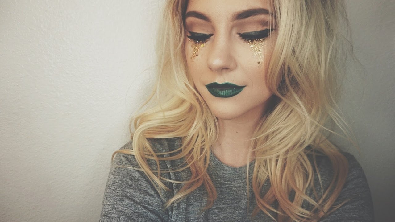 St. Patrick's Day Makeup Tutorial | Glitter Tears 🍀