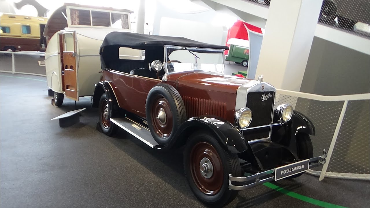 1929 Praga Piccolo Cabriolet - Dethleffs Tourist - Exterior and Interior - Hymer Museum Bad Waldsee