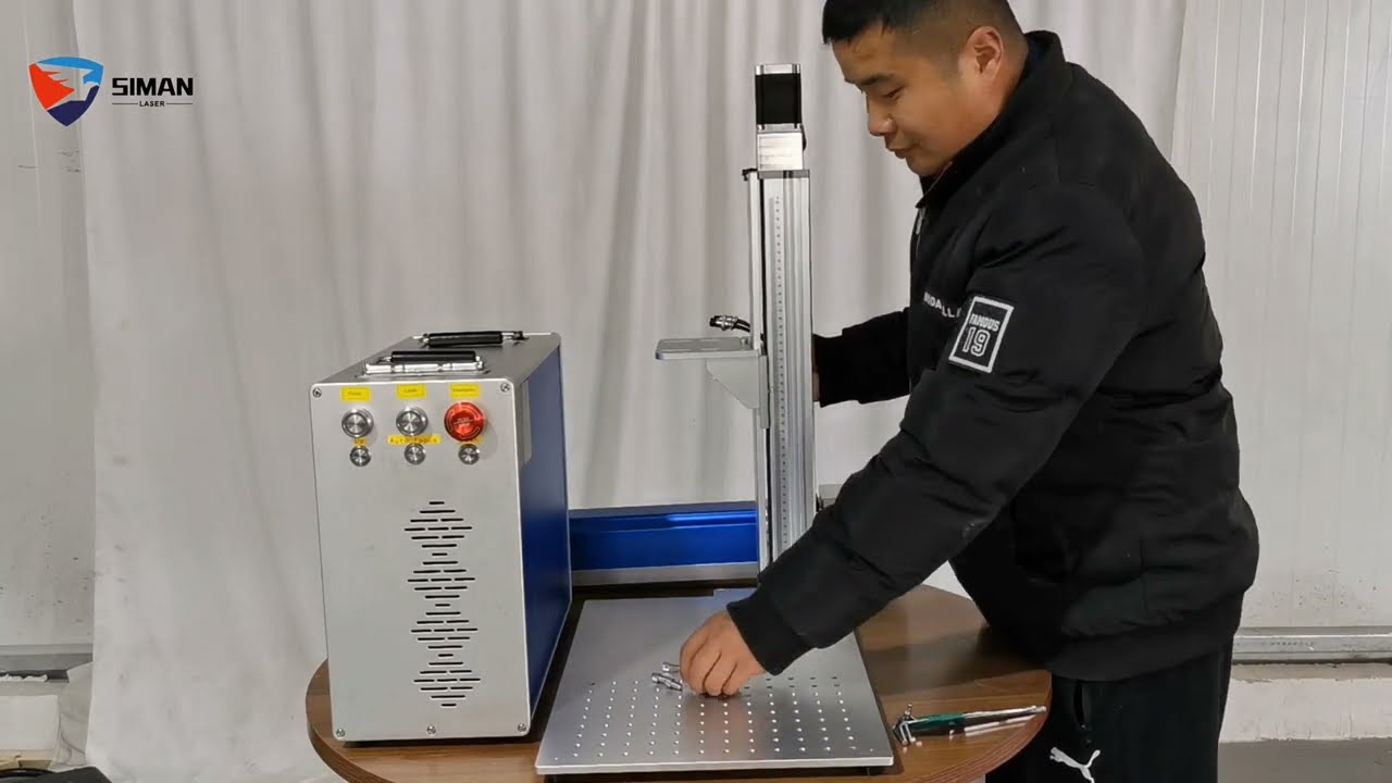 Complete Video For Setting Up Fiber Laser Marker With Auto focus Function