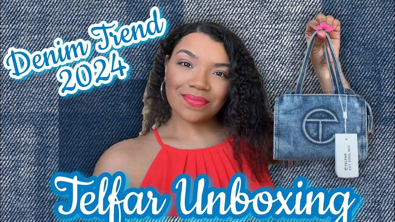 💙 Unboxing Telfar Denim Handbag