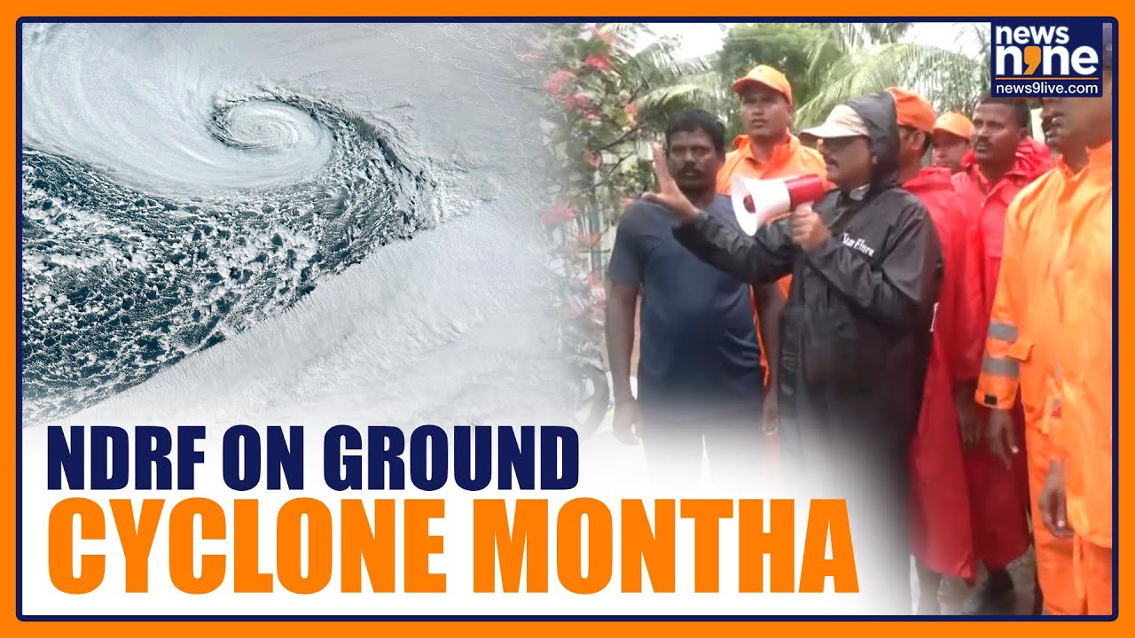 Kakinada Prepare for Cyclone Montha | NDRF Teams Deployed Amid Heavy Rain & Storm | News9