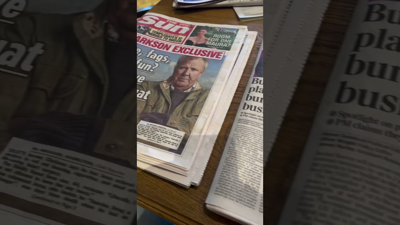 Slow news day obviously #clarksonsfarm #jeremyclarkson #kalebcooper #diddlysquatfarm
