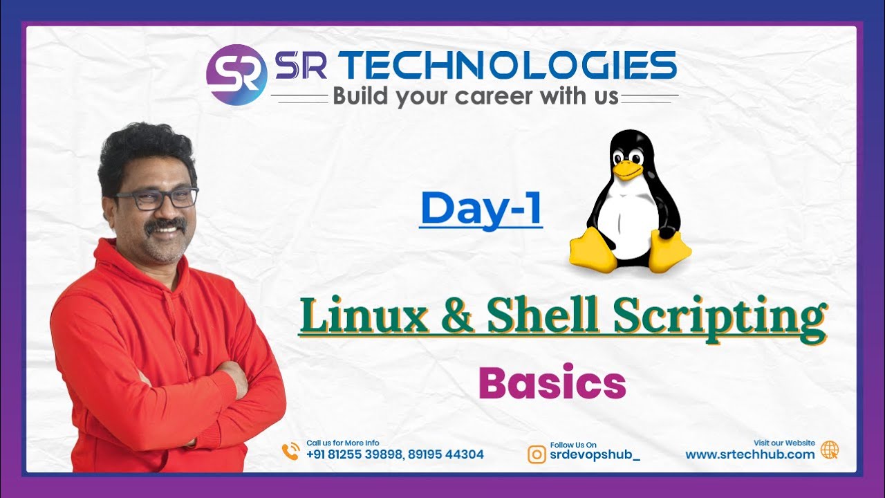 Linux & Shell Scripting Basics | Day 1 | Complete Beginner Guide | DevOps Beginner Course |SRTechHub