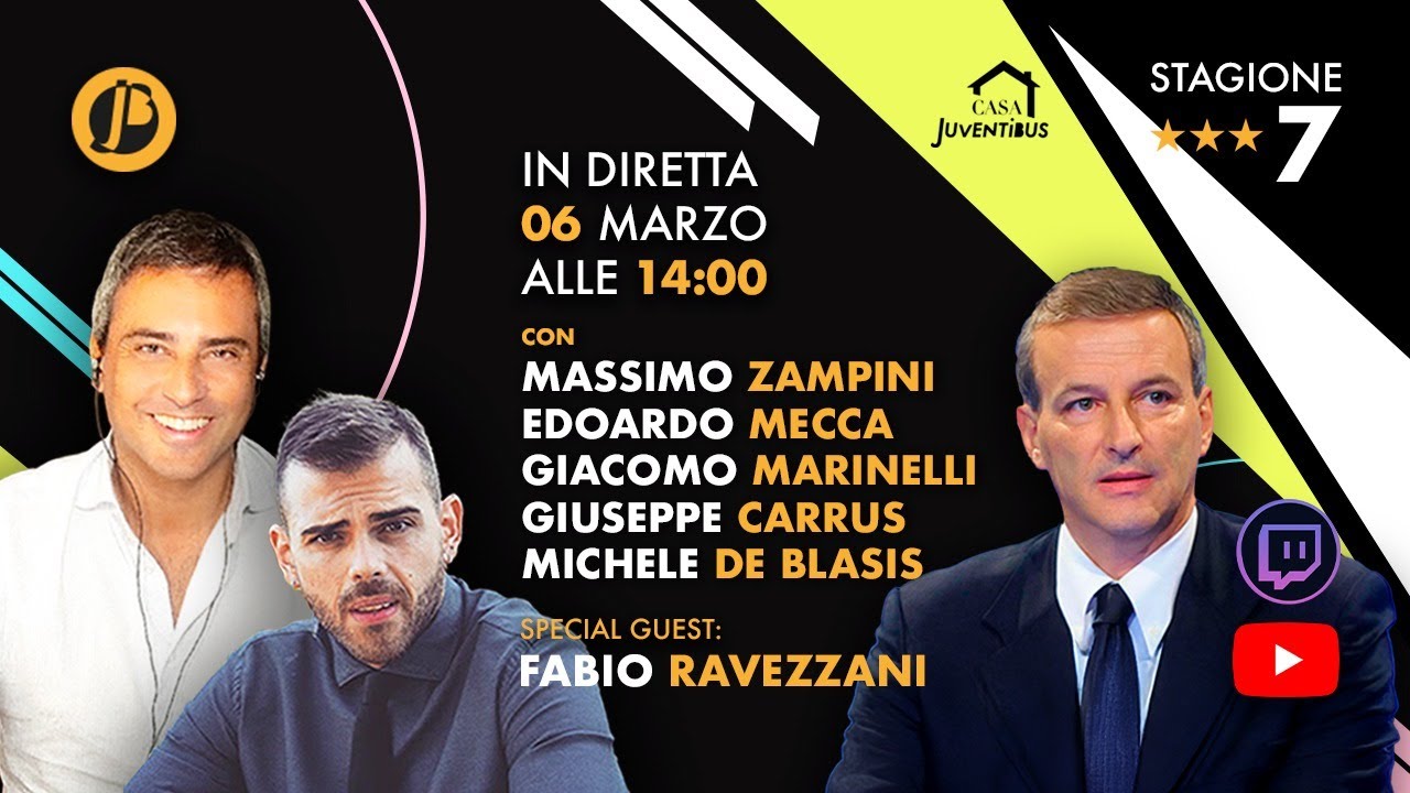 Parla SPALLETTI, RAVEZZANI a CASA JUVENTIBUS con ZAMPINI MECCA & CO