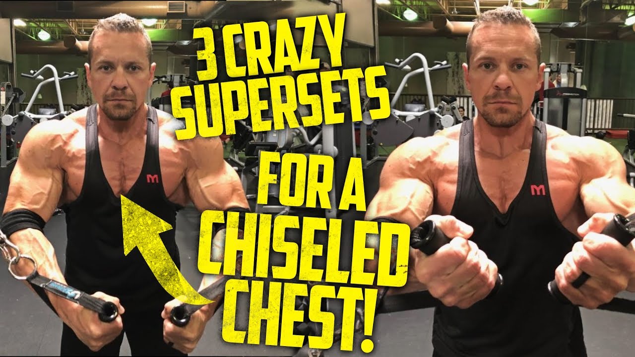 3 Crazy Supersets For a Chiseled Chest | Tiger Fitness