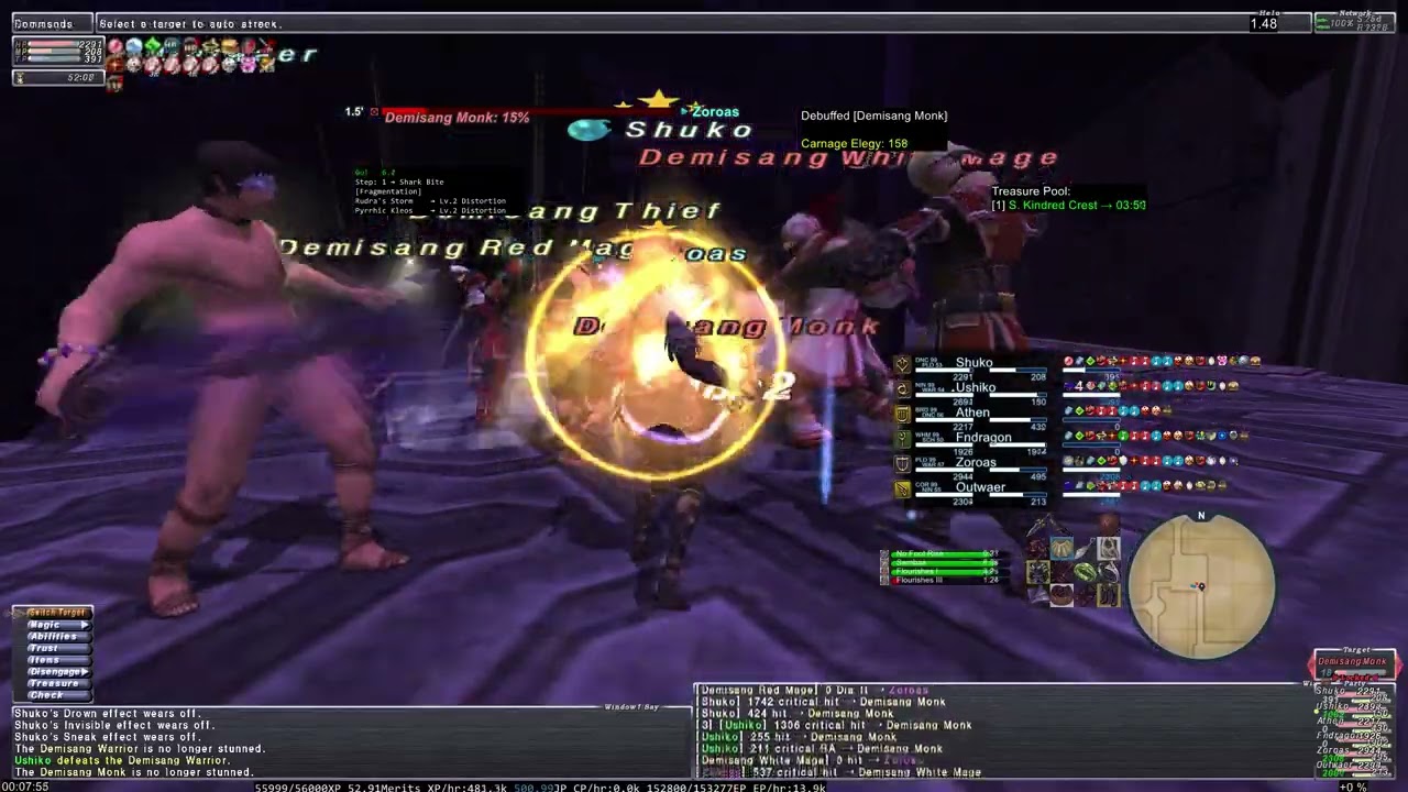 FFXI Sortie Dancer All Top Floor NM's and Chests Sept 2022