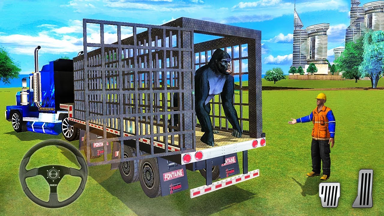 Wild Zoo Animal Transport Truck Simulator - Android Gameplay