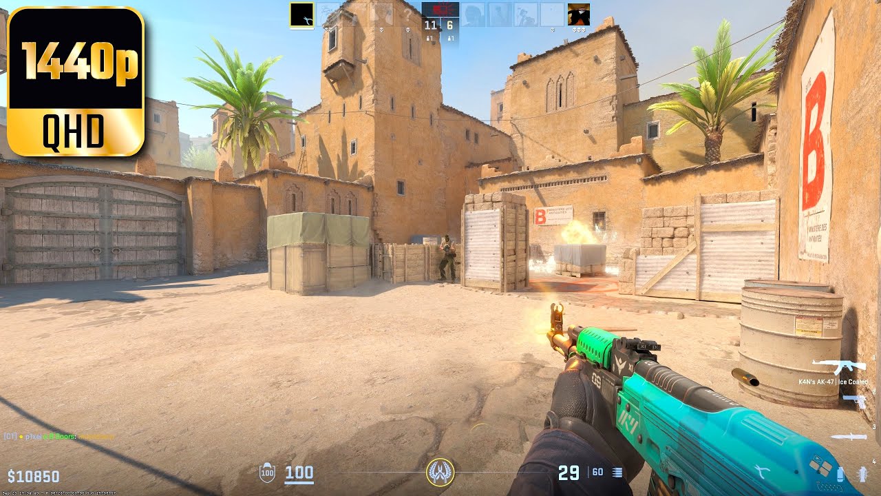 Counter Strike 2 - 30+ Kills on DUST II Competitive Full Gameplay #14 (No Commentary)