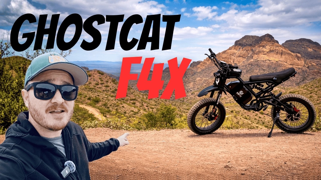 Электрический внедорожный мотоцикл Ghostcat F4X | Тест на реальных бездорожье