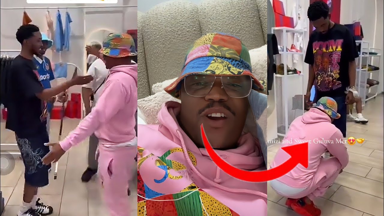 Watch Somizi's excitement after meeting Sweet guluva