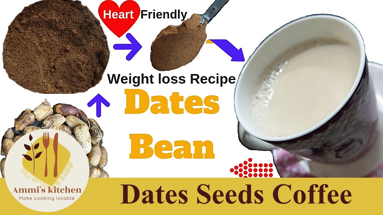 Date Seeds Coffee Powder | How to make fresh Coffee from Dates seed Recipe